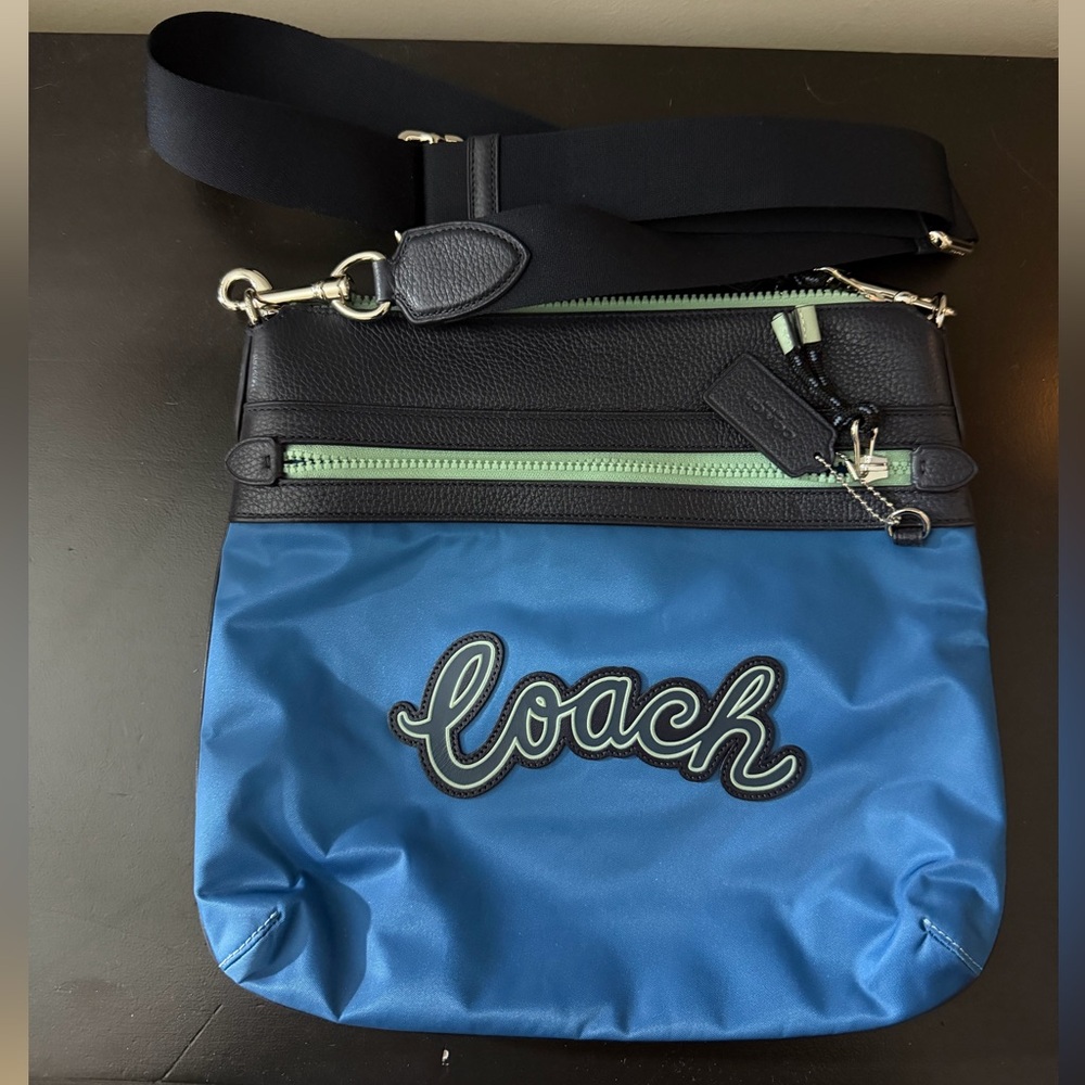 Coach Signature Getaway Nylon Crossbody Bag